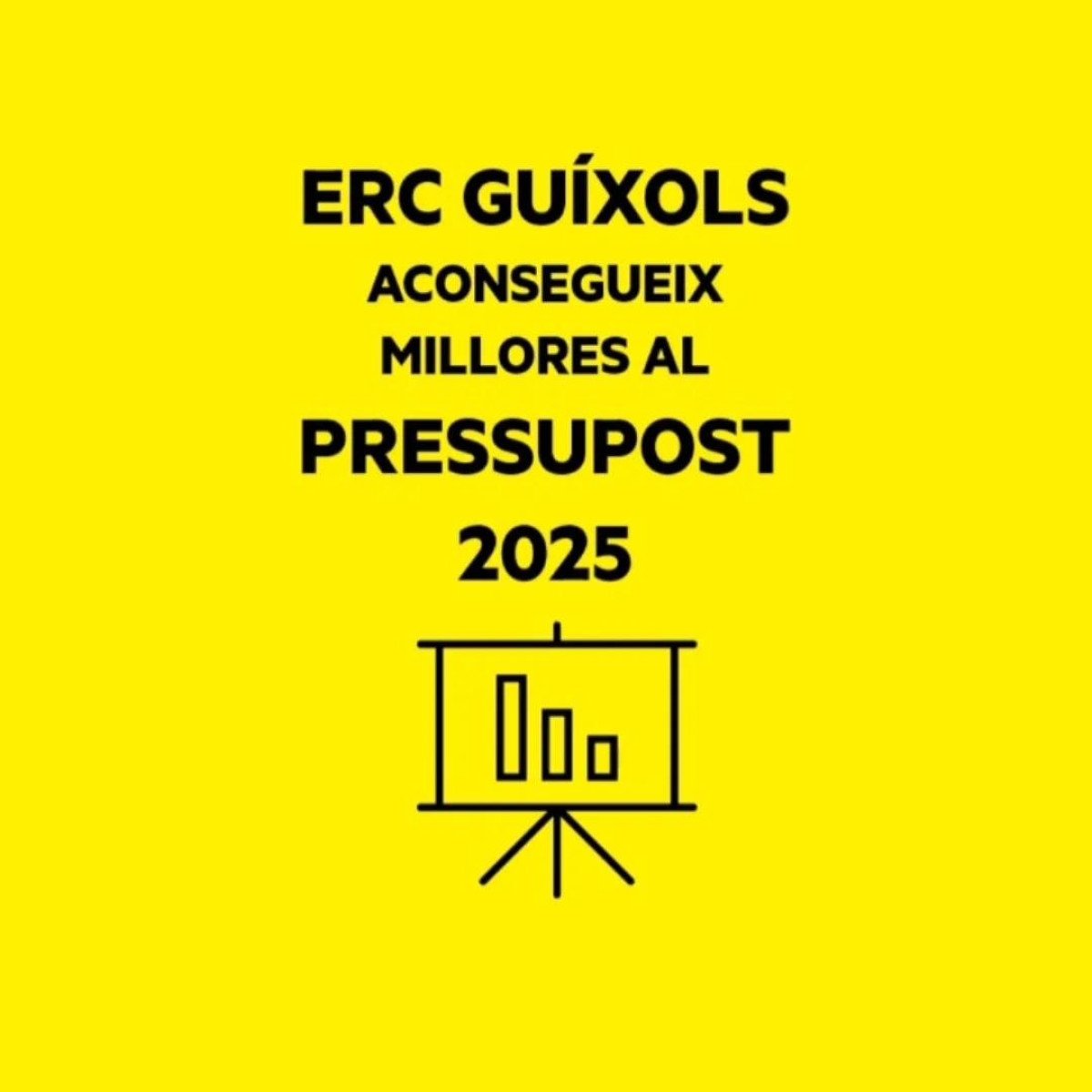 ERC aconsegueix millores al Pressupost 2025