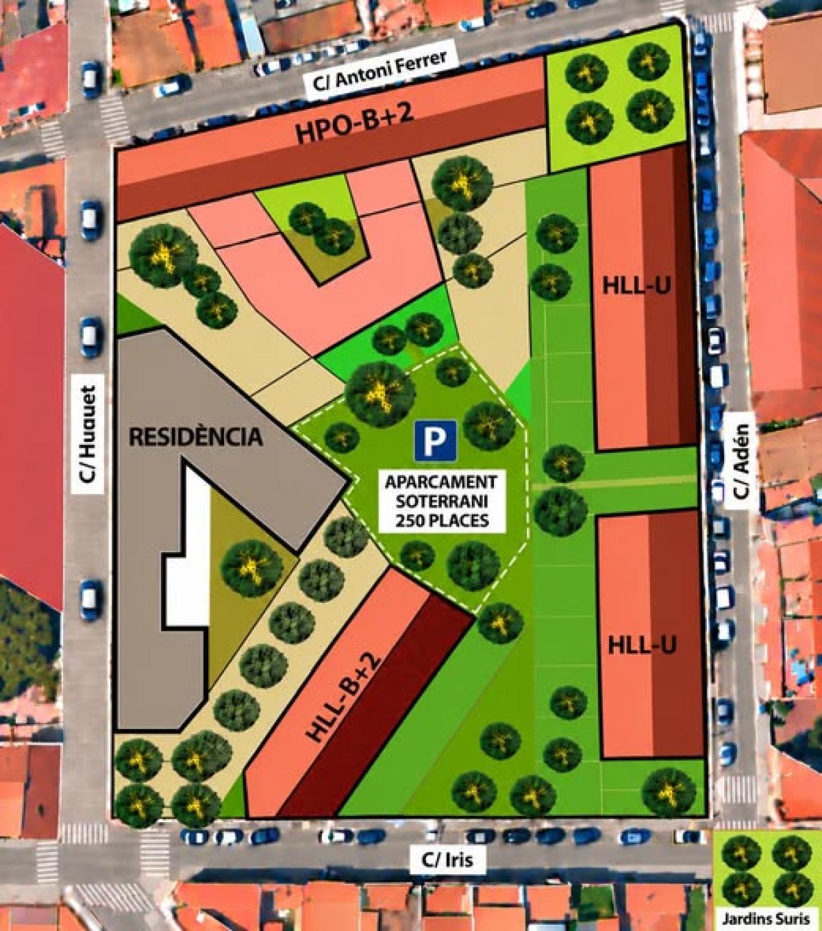 Els Comuns avalen la modificació de planejament de la zona d’Huguet Centre